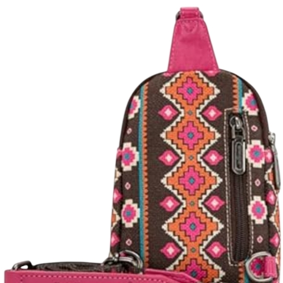 New Kuminous Aztec sling bag with strap - Picture 7 of 16